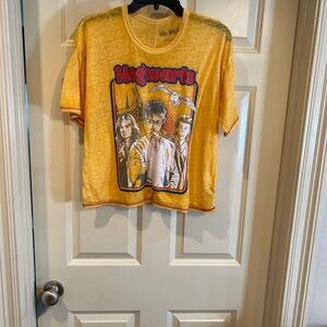 Hogwarts Yellow Graphic Short Sleeve Tee